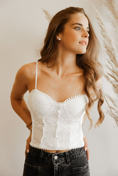 CORSET BLANCO AMELIA